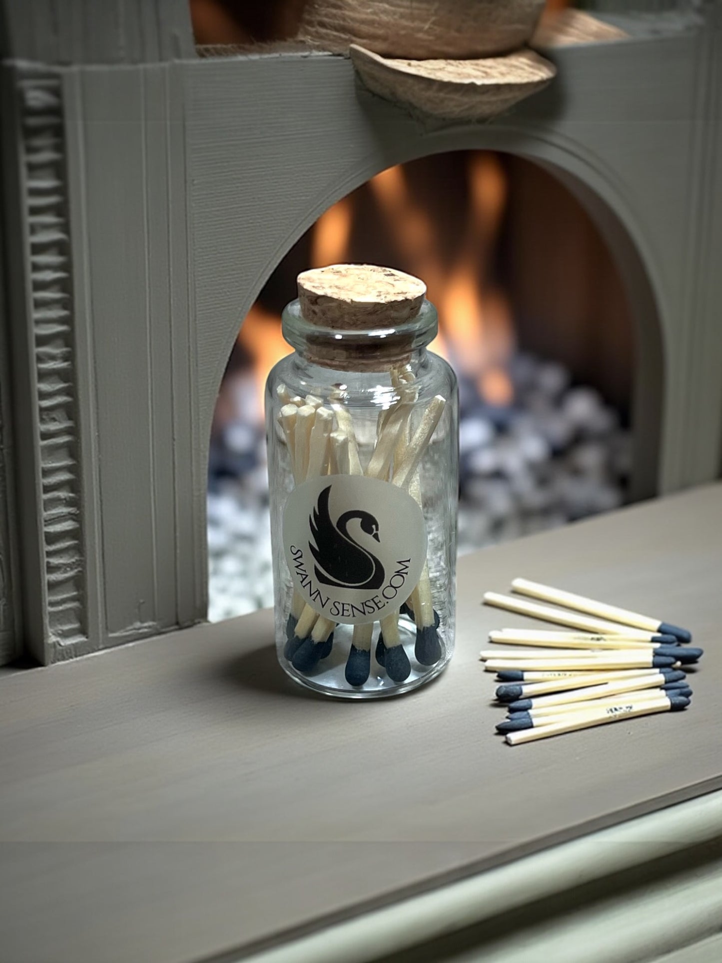 Swann Sense matches in a bottle